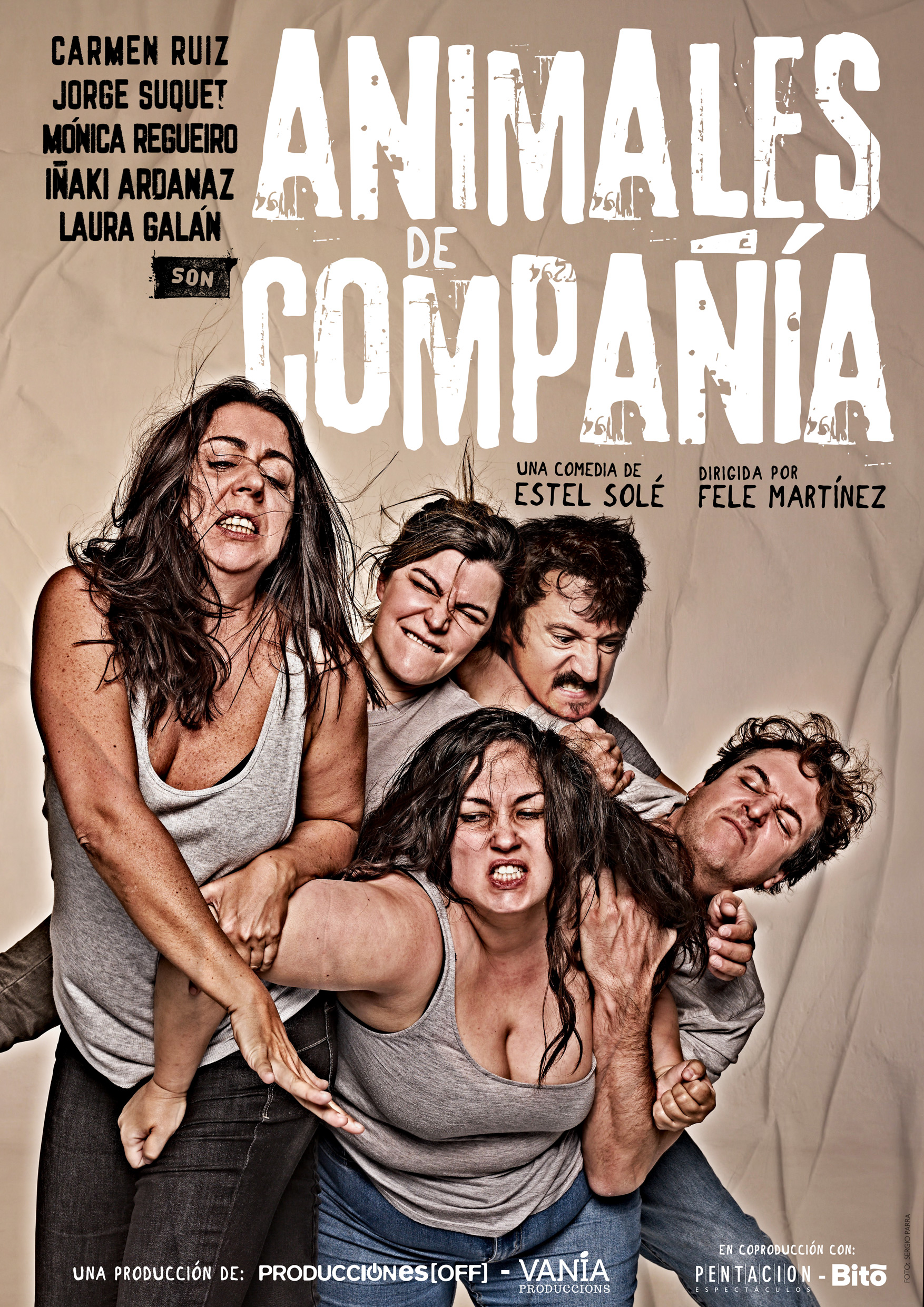 Cartel Animales Compania Rock Inaki BAJA